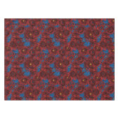 Blume und Orangenkäfer Tischdecke (Vorderseite (Horizontal))