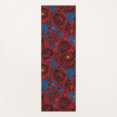 Blume und Orangenkäfer Yogamatte (Vorderseite)