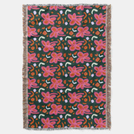 Blume und Ostermuster - dunkel Decke