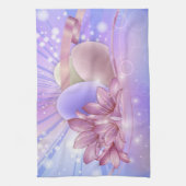 Blume und Ostern Geschirrtuch (Vertikal)