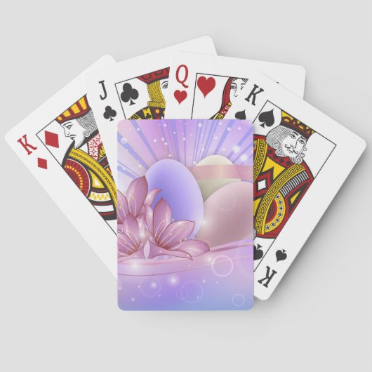 Blume und Ostern Spielkarten (Rückseite)