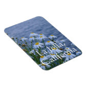 Blume und Ozean in La Jolla, Kalifornien Magnet (Rechte Seite)