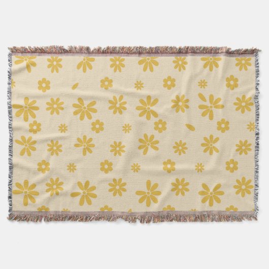 Blume und Petalen 11 Decke (Vorderseite)