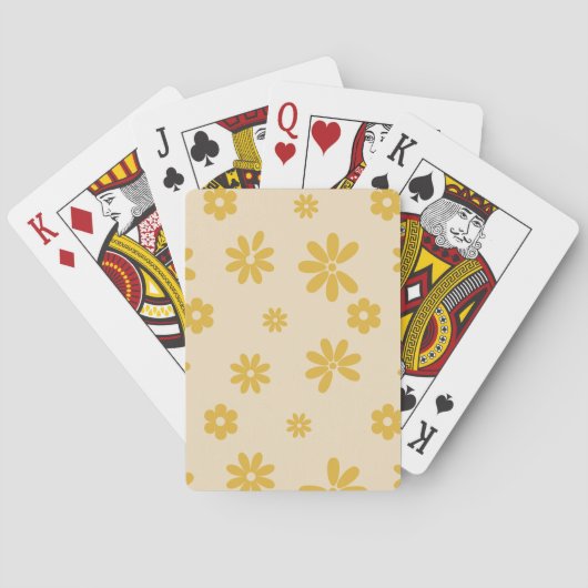 Blume und Petalen 11 Spielkarten (Rückseite)