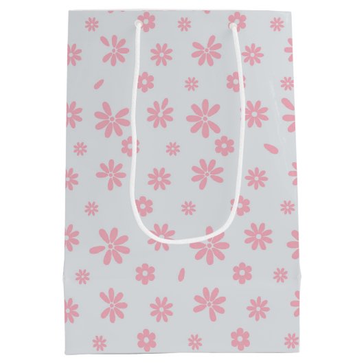 Blume und Petalen 12 Mittlere Geschenktüte (Rückseite)