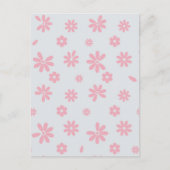 Blume und Petalen 12 Postkarte (Vorderseite)