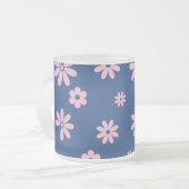 Blume und Petalen 13 Mattglastasse (Vorderseite Links)