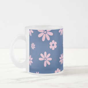Blume und Petalen 13 Mattglastasse