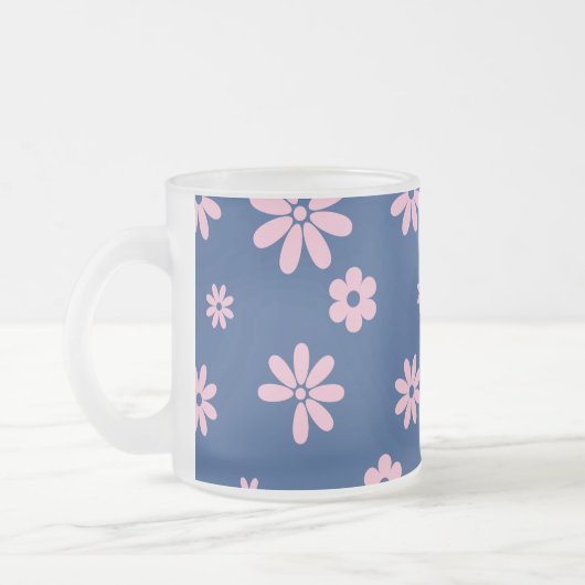 Blume und Petalen 13 Mattglastasse (Links)