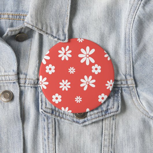 Blume und Petalen 1 Button (Beispiel)