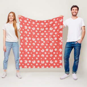 Blume und Petalen 1 Fleecedecke