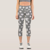 Blume und Petalen 2 Capri Leggings (Vorderseite)