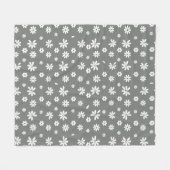 Blume und Petalen 2 Fleecedecke (Vorderseite (Horizontal))