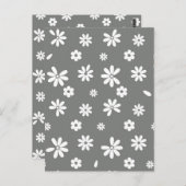 Blume und Petalen 2 Postkarte (Vorne/Hinten)