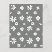 Blume und Petalen 2 Postkarte (Vorderseite)