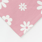 Blume und Petalen 3 Fleecedecke (Ecke)