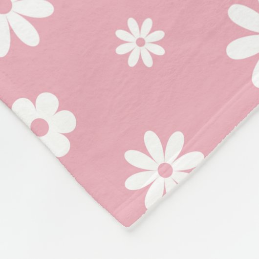 Blume und Petalen 3 Fleecedecke (Ecke)