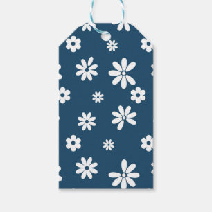 Blume und Petalen 4 Geschenkanhänger