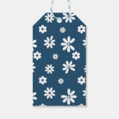 Blume und Petalen 4 Geschenkanhänger (Rückseite)
