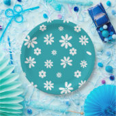 Blume und Petalen 5 Pappteller (Party)