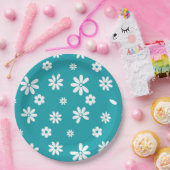 Blume und Petalen 5 Pappteller (Party)