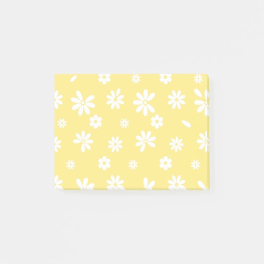 Blume und Petalen 6 Post-it Klebezettel (Vorderseite)