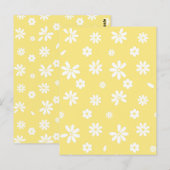 Blume und Petalen 6 Postkarte (Vorne/Hinten)