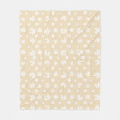 Blume und Petalen 7 Fleecedecke (Vorderseite)