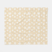 Blume und Petalen 7 Fleecedecke (Vorderseite (Horizontal))