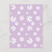 Blume und Petalen 9 Postkarte (Vorderseite)