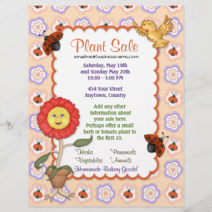 Blume und Pflanze Flyer