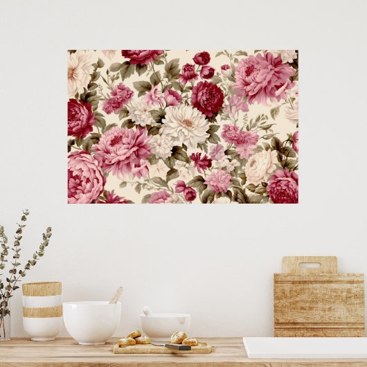 Blume und Pflanze Poster (Küche)