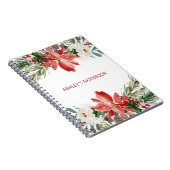 Blume und Pinecon Notizblock (Rechte Seite)