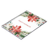 Blume und Pinecon Notizblock (Linke Seite)