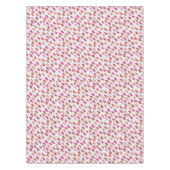 Blume und Polka-Punkte Tischdecke (Vorderseite)