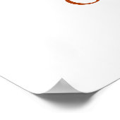 Blume und Pumpkins Hochzeitstipendium Poster (Ecke)