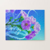 Blume und Quallen Puzzle (Horizontal)