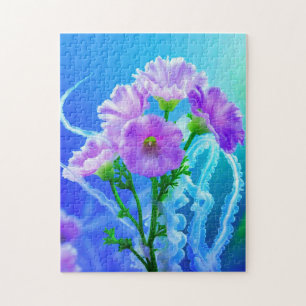 Blume und Quallen Puzzle