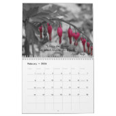Blume und Quotes Kalender (Feb 2026)