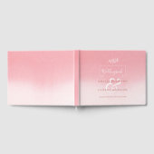 Blume und Rahmen mit Herz Gästebuch (Voll)