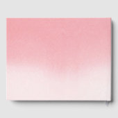 Blume und Rahmen mit Herz Gästebuch (Rückseite)