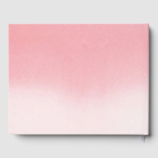 Blume und Rahmen mit Herz Gästebuch (Rückseite)