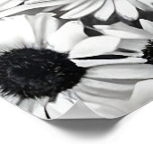 Blume und Raum, Weltraumkunst Poster (Ecke)