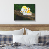 Blume und romanische Leinwand (Insitu (Schlafzimmer))