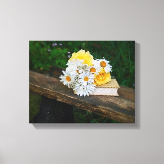 Blume und romanische Leinwand (Vorderseite)