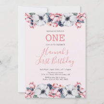 Blume und Rosa | Erste Geburtstagsparty von Mädche