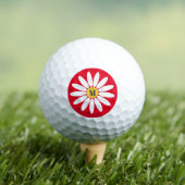 Blume und Rot Golfball (Insitu T-Shirt)