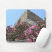 Blume und Ruinen in Athen, Griechenland Mousepad (Mit Mouse)