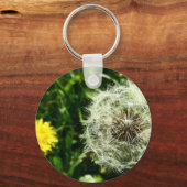 Blume und Samenkopf Schlüsselanhänger (Rückseite)