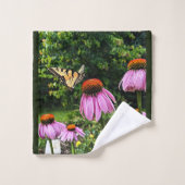 BLUME UND SCHALTFLÄDEN BADHANDTUCH SET (Waschlappen)